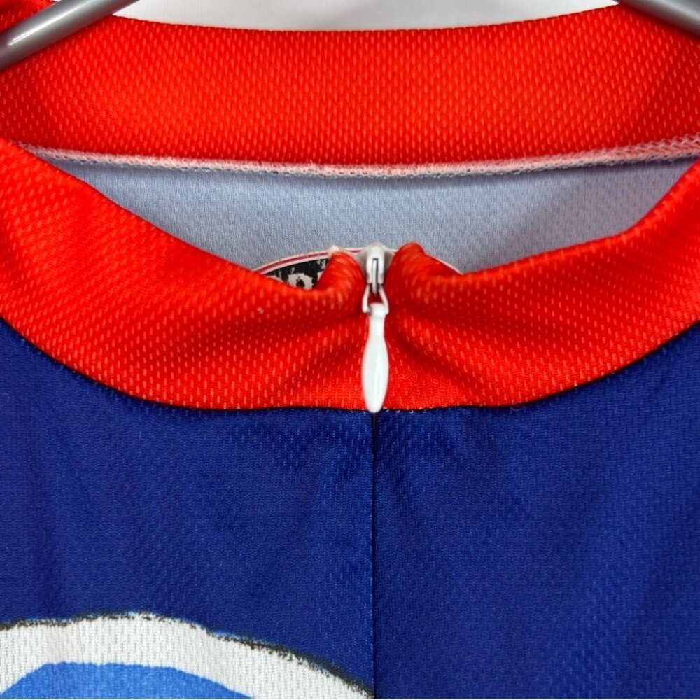 Primal wear tshirt Curious George monkey zip up Astronaut Jersey - Blue and Red - Picture 8 of 11
